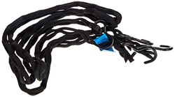 Mamutec 011920150022 - Corda elastica per fissaggio bagagli, con 2 ganci, colore: nero, 150 cm