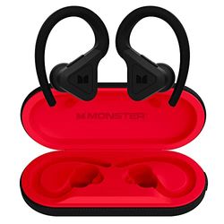 Monster - DNA Fit - Draadloze hoofdtelefoon met beugel - In-ear Bluetooth oordopjes - Ruisonderdrukking - Waterbestendig - Ergonomisch - Zwart