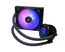 Vloeistofkoeling: A-RGB-systeem, effectieve koeling, compatibiliteit met meerdere stopcontacten, stille pomp, aluminium koeler, met 120 mm ventilator* *