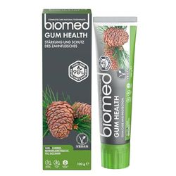 Biomed Gum Health 98% Naturalna pasta do zębów/Siła gumy i Ochrona/szałwia eukaliptus rozmaryn cedr olejki eteryczne, Wegańskie, SLES Free 100g