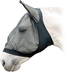United Sportproducts Germany USG 3893 Masque Anti-Mouches avec Protection Oreilles pour Pur-Sang (Noir)