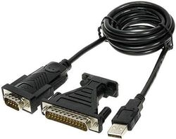 PremiumCord USB 2.0 - RS 232 kabeladapter, tot 1 Mbit/s, FTDI-chipset, kabellengte 1,5 m