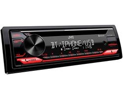JVC KD-T812BT CD receiver with Bluetooth Hands- Calling and Wireless Music Streaming, Black