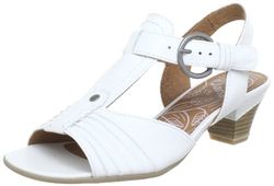 Jana Damer naturliga sandaler, Vit vit 100, 40 EU X-Weit
