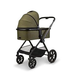 MOON Combi-kinderwagen Clicc moss green/melange