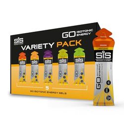 Science in Sport GO Energy Gel 5 x 60ml Vegano - Gel energetico isotonico con 22g di carboidrati, Ottimo fornitore di energia, Alternativa ottimale alle bevande isotoniche
