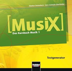 Musix - Das Kursbuch Musik, Bd.1 : Testgenerator, 1 CD-ROM u. 1 Audio-CD [import allemand]