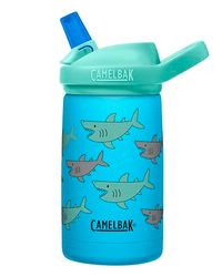 CAMELBAK Eddy Botella de Agua, Adultos Unisex, Escuela De Tiburones, 12 oz