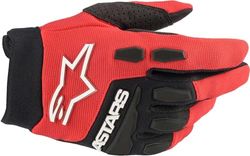 Alpinestars Gloves Full Bore Junior Bright Red/Svart M