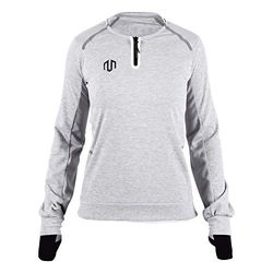 Morotai dam NAKA sweatshirt, ljusgrå, medel