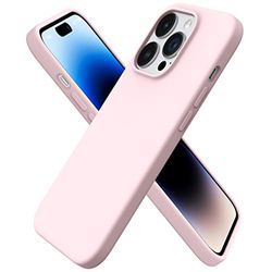 Funda para iPhone 14 Pro MAX, Resistente a los Golpes, Interior con Forro de Microfibra Suave, Funda para Cuerpo Entero, Funda Protectora para cámara, Polvo Cherry Blossom