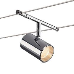 SLV faretto tensostruttura TENSEO NOBLO/faretto, spot LED, faretto da soffitto, lampada da soffitto, illuminazione di interni / 2700K 8,5W 450lm cromo 36 gradi