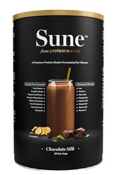 Protein Works - Sune - Shake de Protéines Pour Femmes - Mélange Tri-protéines Premium - Sans Gluten, Sans Soja, Naturellement Faible en Caféine - 600g - Chocolat Onctueux