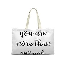 Bonamaison Printed Tote Bag, Reusable Grocery Bag, Shopping Bag, Machine Washable, Foldable, Canvas Cloth Bag with Handles, 50x40 Cm