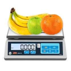 HDWR wagPRO-S30L Bilancia Commerciale Legalizzata Fino a 30 kg, Bilancia Alimentare ad Alta Precisione, Display LCD, Bilancia Elettrica, Precisa, Portatile
