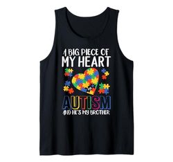 Consapevolezza dell'autismo - Sorella Fratello Autistico Bambini Consapevolezza Canotta