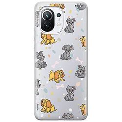 ERT GROUP mobiltelefonfodral för Xiaomi 11 originalt och officiellt licensierat Disney mönster Lady and the Tramp 002 optimalt anpassad till formen på mobiltelefonen, gedeeltelijk transparant