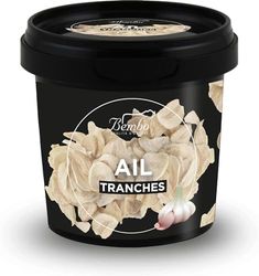 Ail en tranches 60 g - 100% naturel, obtenu à partir d'ail séché avec délicatesse, sans ajout d'additifs et adapté aux régimes végétaliens