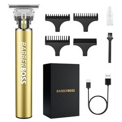 Barberboss Baardtrimmer Mannen & Draadloze Tondeuse Heren: Tondeuse voor Mannen Kapsel, Tondeuse Mannen Precisie Detail Trimmer QR-2070