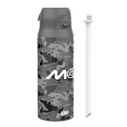 MotoGP Camuflaje Botella Térmica 750ml (24oz) a Prueba de Fugas, Fácil de Abrir, Cerradura Segura, Asa de Transporte, Aptas para Lavavajillas, Acero Inoxidable, Ideal para Deportes
