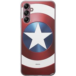 ERT GROUP mobiltelefonfodral för Samsung A14 4G/5G originalt och officiellt licensierat Marvel mönster Capitan America 025 anpassad till formen på mobiltelefonen, fodral tillverkad av TPU-plast