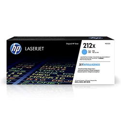 HP W2121X 212X High Yield Original LaserJet Toner Cartridge, Cyan, Single Pack