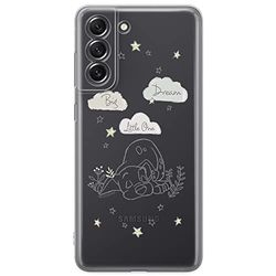 ERT GROUP mobiltelefonfodral för Samsung S21 FE originalt och officiellt licensierat Disney mönster Dalmatian 001 optimalt anpassad till formen på mobiltelefonen, gedeeltelijk transparant