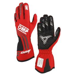 Omp racing Handskar Omp One EVO-X MY24 FIA 8856-2018, Röd, Storlek L