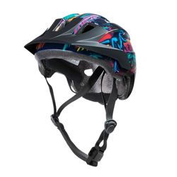 O'NEAL | Kinderfietshelm | Urban Bike | Met één hand te openen en te sluiten, verstelbare maat tot 56cm, veiligheidsnorm EN1078 | Flare Youth Rex V.22 | Multi | OS (51-55cm)