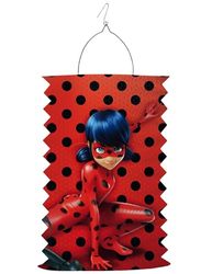 amscan Miracolous Ladybug-Lanterna, Colore: Rosso, 9907261