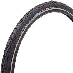 Schwalbe Road Cruiser aktiv linje tvillingskinn K-Guard SBC trådbunden däckreflex svart, 22 x 1,1/2 tum