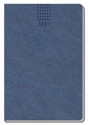 Wochenbuch Soft Touch 2017 Blau