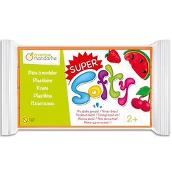 AVENUE MANDARINE SO0880350752C - Un pain de 350 g de PATE A MODELER - SuperSofty - À partir de 2 ans - ROUGE
