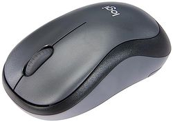 Logitech M220 SILENT Mouse Wireless, 2,4 GHz con Ricevitore USB, Tracciamento Ottico 1000 DPI, Durata Batteria di 18 Mesi, Ambidestro, Compatibile con PC, Mac, Laptop - Grigio