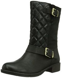 SIR OLIVER by S.Oliver 25369 biker boots voor dames, zwart zwart 1, 37 EU