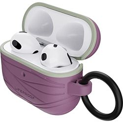 Otterbox Custodia LifeProof per AirPods 3ª gen 2021, antishock, graffi e cadute, protezione sottile per Apple AirPods con moschettone, progettata in modo sostenibile, Viola