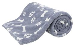 Trixie Coperta Kenny, peluche, 150 × 100 cm, blu
