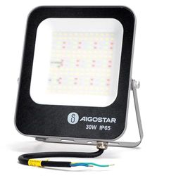 VoltShine Illumina i tuoi spazi con la versatilità del Bluetooth Mesh Smart RGBW LED Flood Light da 30 W. Controlla la luce e il colore dal tuo dispositivo, creando atmosfere uniche.