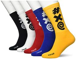 Mxthersocker Essential-Three Beeps/Pack of 5 Socks, Multi Yellow, S