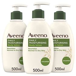 Aveeno Lotion hydratante pour bébé (150 ml) et bain et lavage doux (400 ml), lotion hydratante pour le corps pour les nouveau-nés et les nourrissons à la peau sèche et sensible sujette à l'eczéma