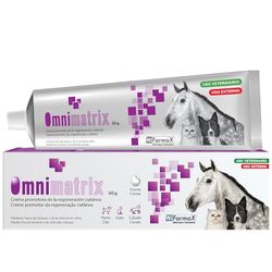 Omnimatrix Hifarmax - Crema Cicatrizante para Perros, Gatos y Caballos | Antiinflamatorios para Perros y Otras Mascotas, Ideal para la Cicatrización de Heridas | Crema para Almohadillas| Tubo de 60g