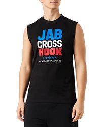 adidas Boxing JCH mouwloos T-shirt, blackwhite, S unisex volwassenen, zwart-wit, S