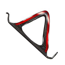 Supacaz Fly Cage I Carbon, Unisex Adulto, Red, Taglia Unica
