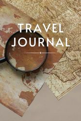 Travel Journal: Blank Dotted Pages Keepsake Book to Record Your Journey