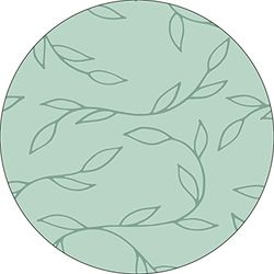 Bonateks, Ronde digitaal bedrukte muismat, antislip onderkant, voor kantoor en thuis, diameter: 22 cm