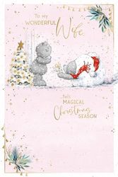Me To You Bear XSM01429 wenskaart, veelkleurig, 6 x 9 inch