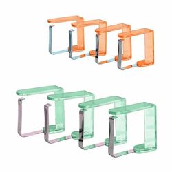 BigBuy Home Pinza di Supporto per tovaglie, 4,5 x 4,3 cm (4 Pezzi)