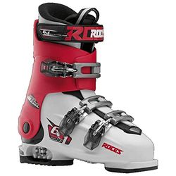 ATOMIC Roces Idea Botas de esquí, niños Unisex, Blanco/Rojo/Negro, MP 22.5-25.5