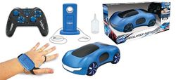 Lexibook, Crosslander® Phantom RC, Voiture de course avec jets de fumée, jusqu'à 15 km/h, Mode dérapage, Télécommande et bracelet de contrôle gestuel, Effets sonores et lumineux, RC65