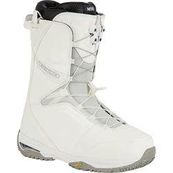 Nitro Heren Snowboards Team TLS '23 All Mountain Freeride Freestyle snelsluitsysteem boot snowboardboot, wit, MP 28,5 // EU 43 1/3 // US 10,5